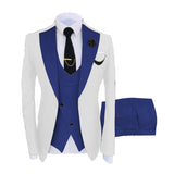 Muški kostim slim fit tri dela sa centralnim prorezom