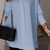 Helvia | Elegantna oversized košulja sa podvrnutim rukavima