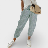 Helga | Stilski slobodni laneni pantaloni