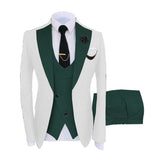 Muški kostim slim fit tri dela sa centralnim prorezom