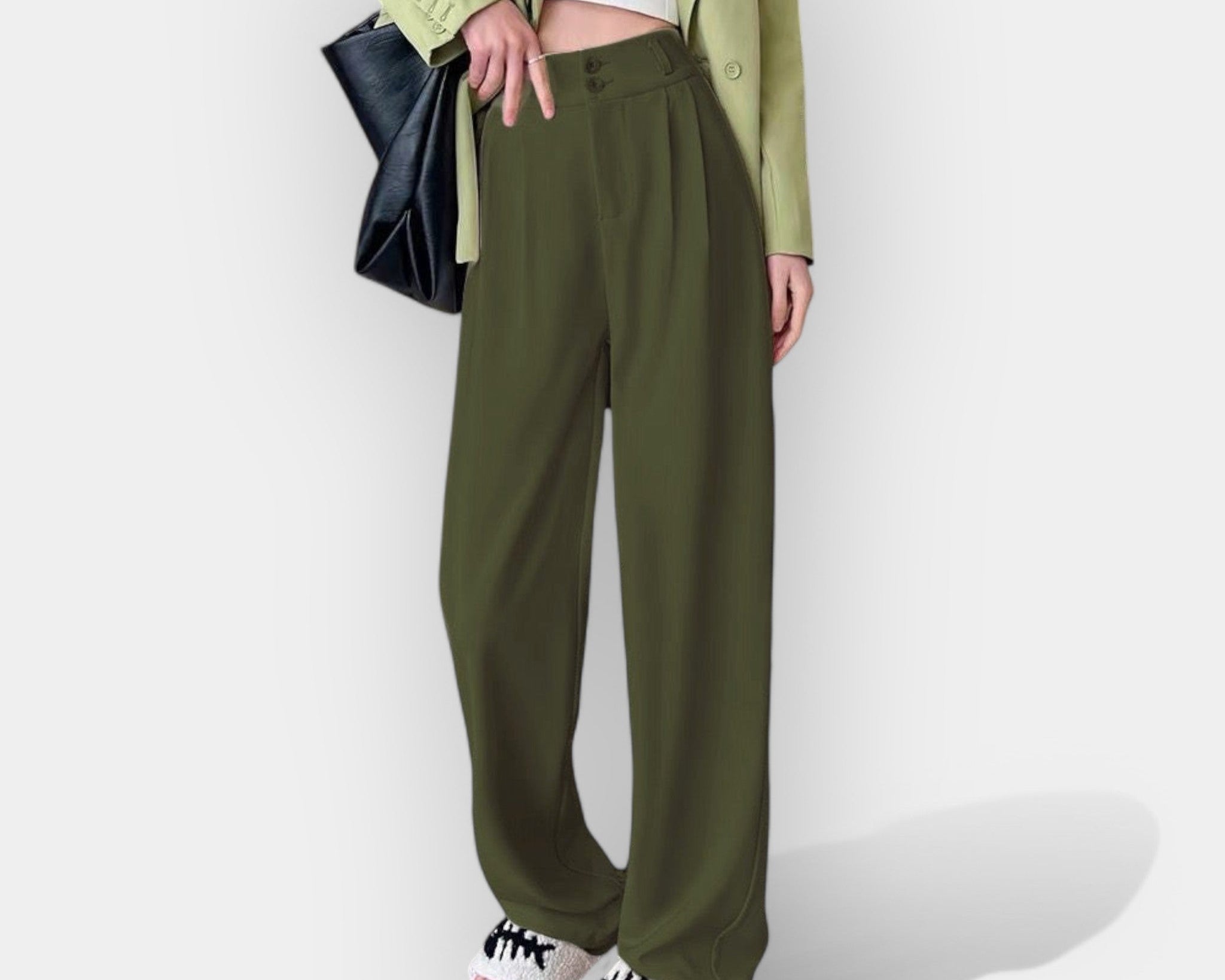 Jade | Korejski stil široke pantalone