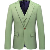 Kostim za Muškarce od Tri Delova sa Klasičnim Ovratnikom i Jednim Dugmetom