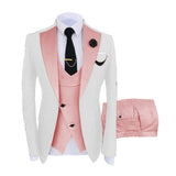Muški kostim slim fit tri dela sa centralnim prorezom