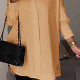 Helvia | Elegantna oversized košulja sa podvrnutim rukavima