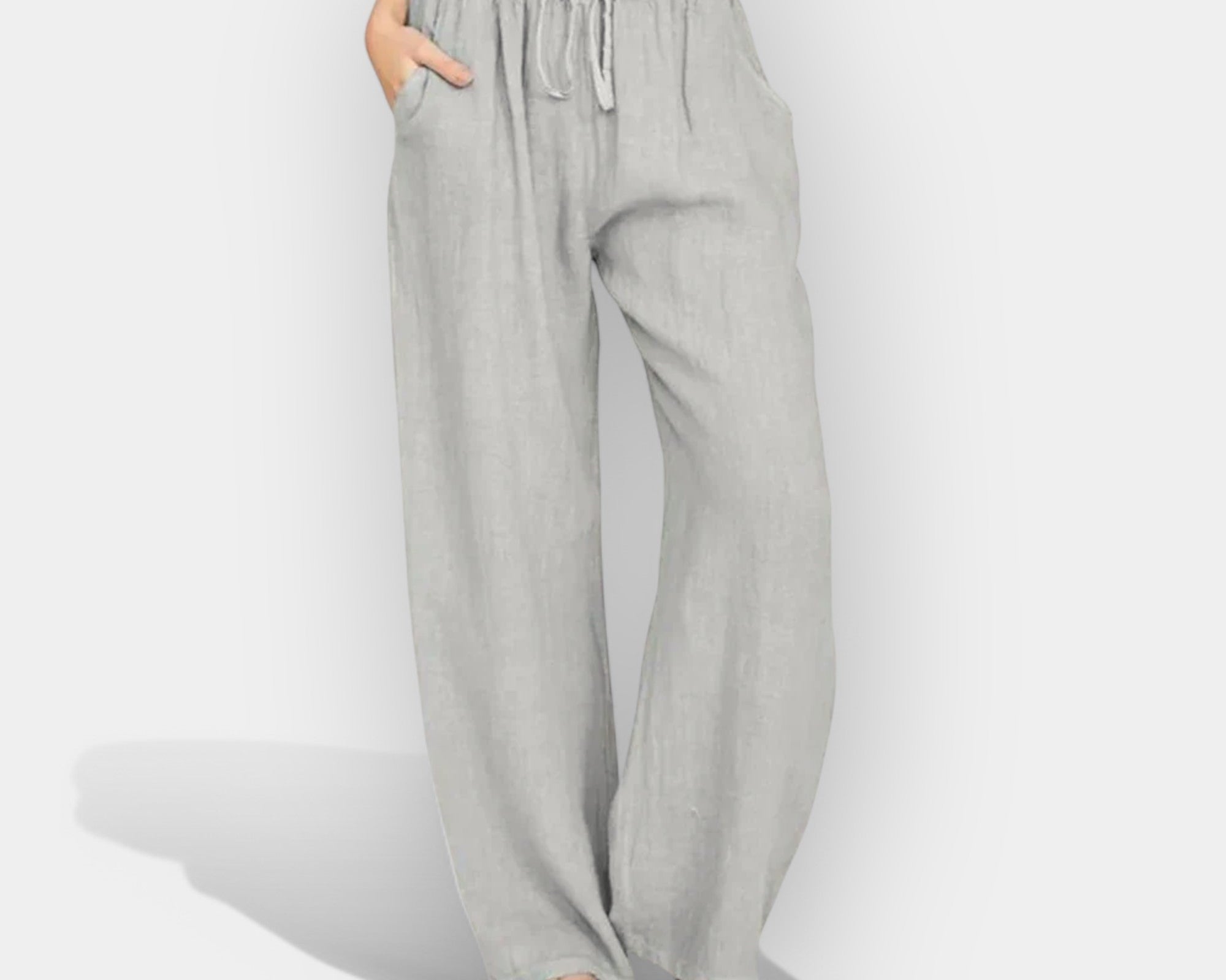 Ivana | Lagane lanene letnje pantalone
