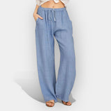 Ivana | Lagane lanene letnje pantalone