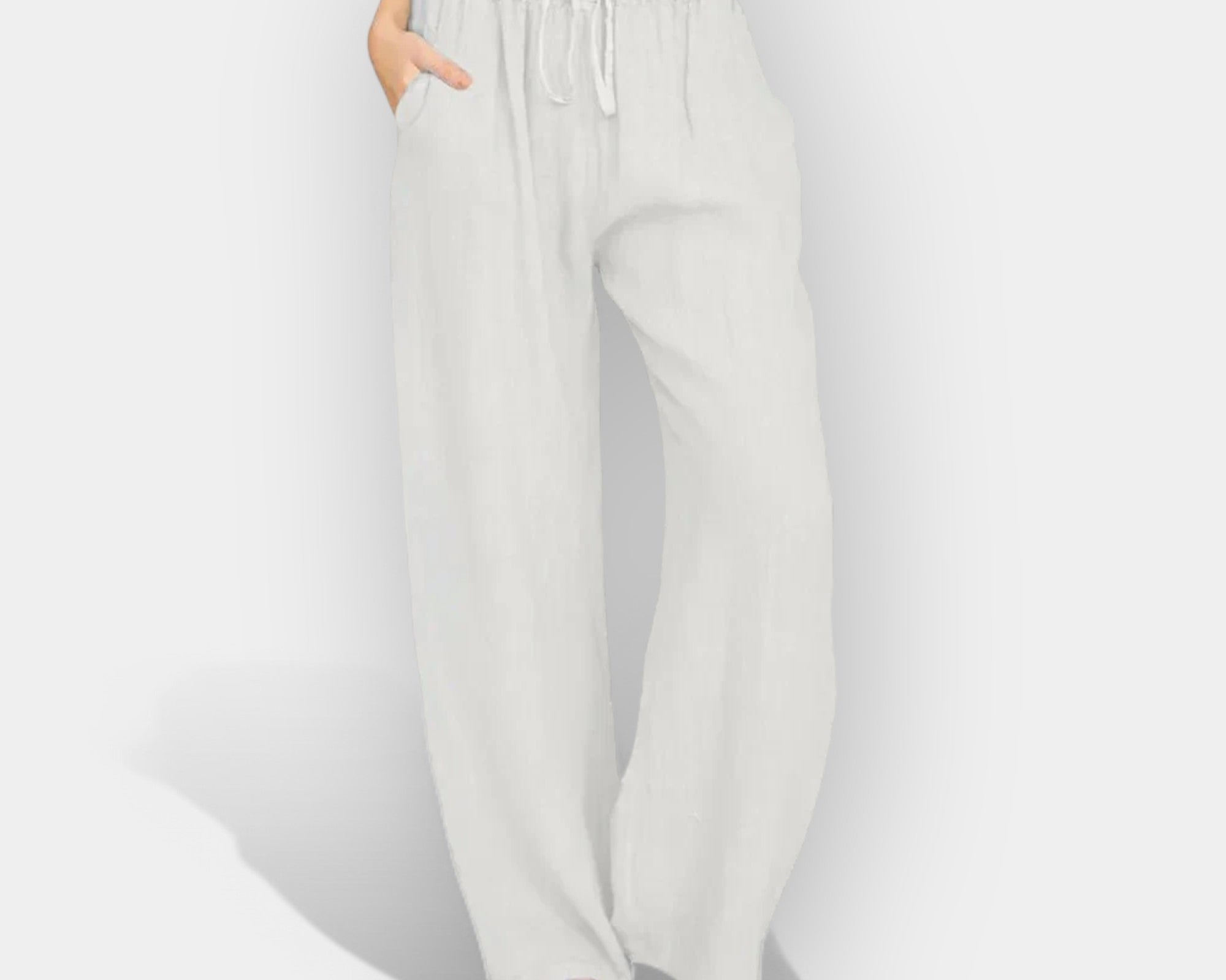 Ivana | Lagane lanene letnje pantalone