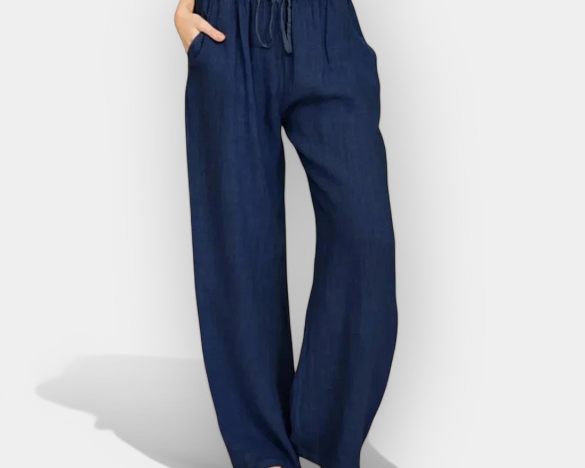 Ivana | Lagane lanene letnje pantalone