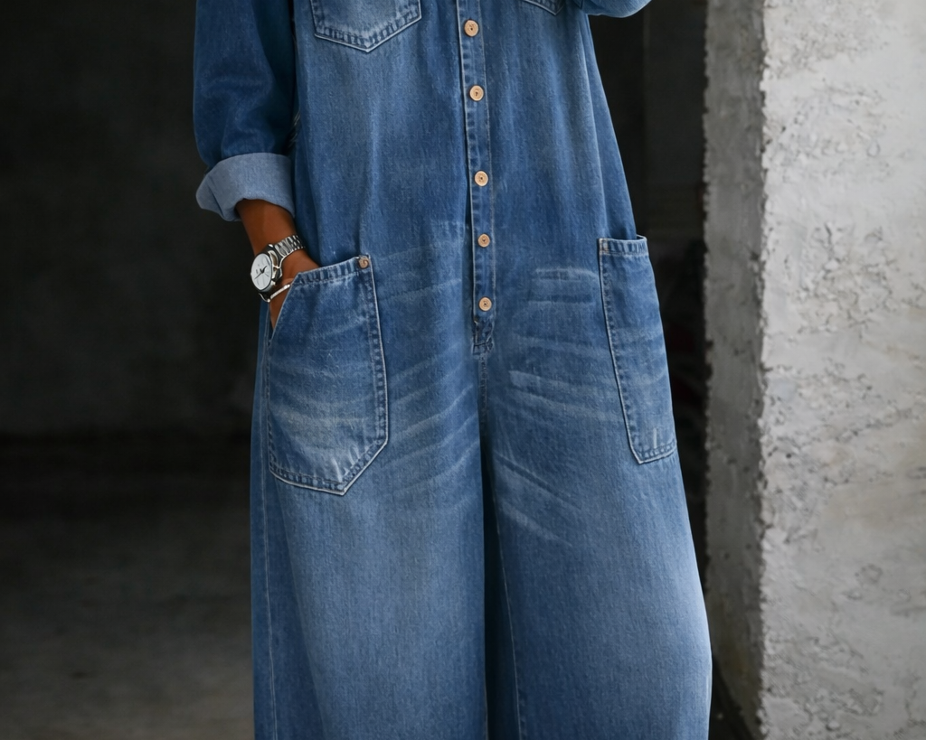 Elena | Denim Kombinezon