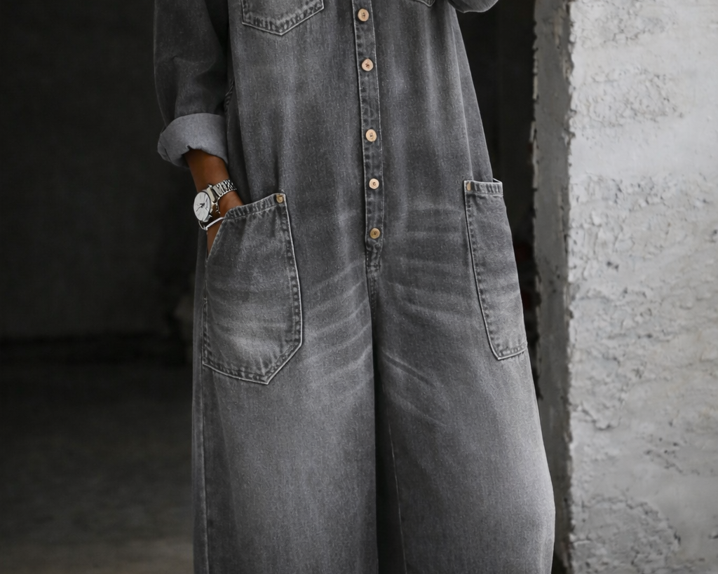 Elena | Denim Kombinezon