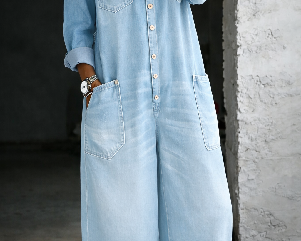 Elena | Denim Kombinezon