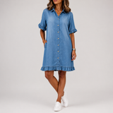 Marija | Udobna Denim Haljina