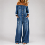 Elena | Denim Kombinezon