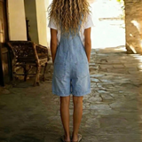 Isabel | Kratki Denim Kombinezon