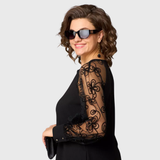Lauren - Haljina sa prozirnim panelima i sjajnim detaljima