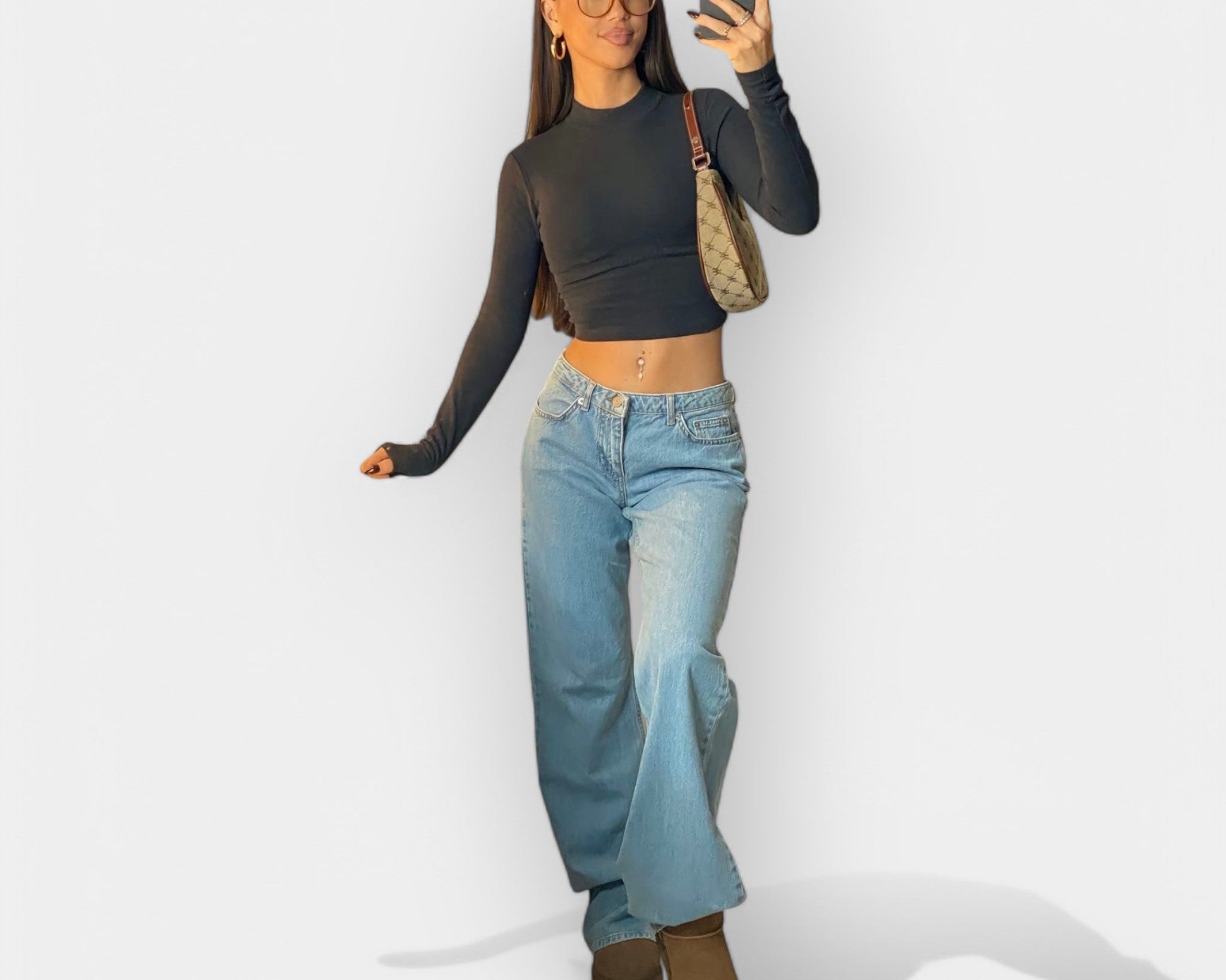 Lina | Farmerke sa niskim strukom