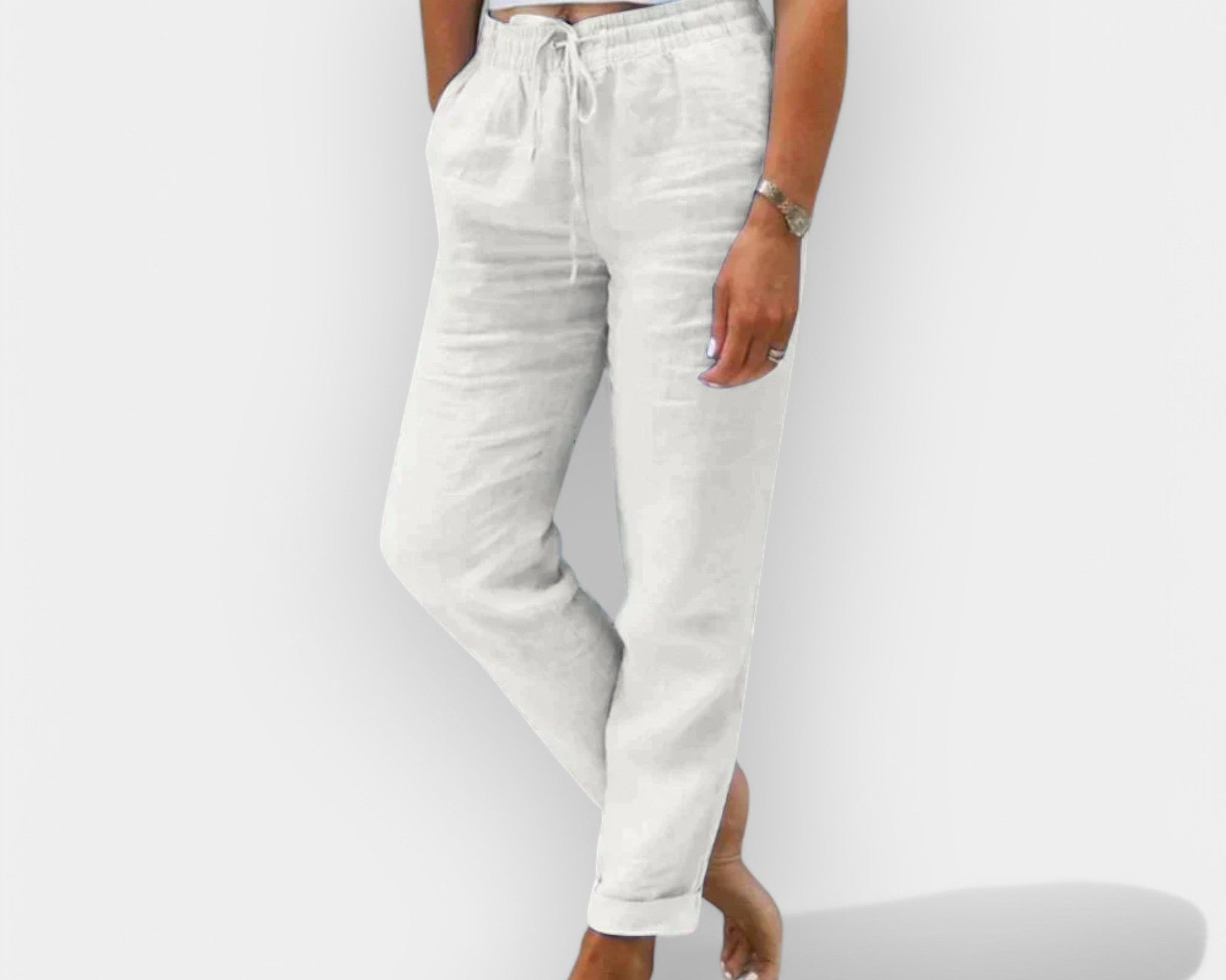Diana | Lagane lanene letnje pantalone