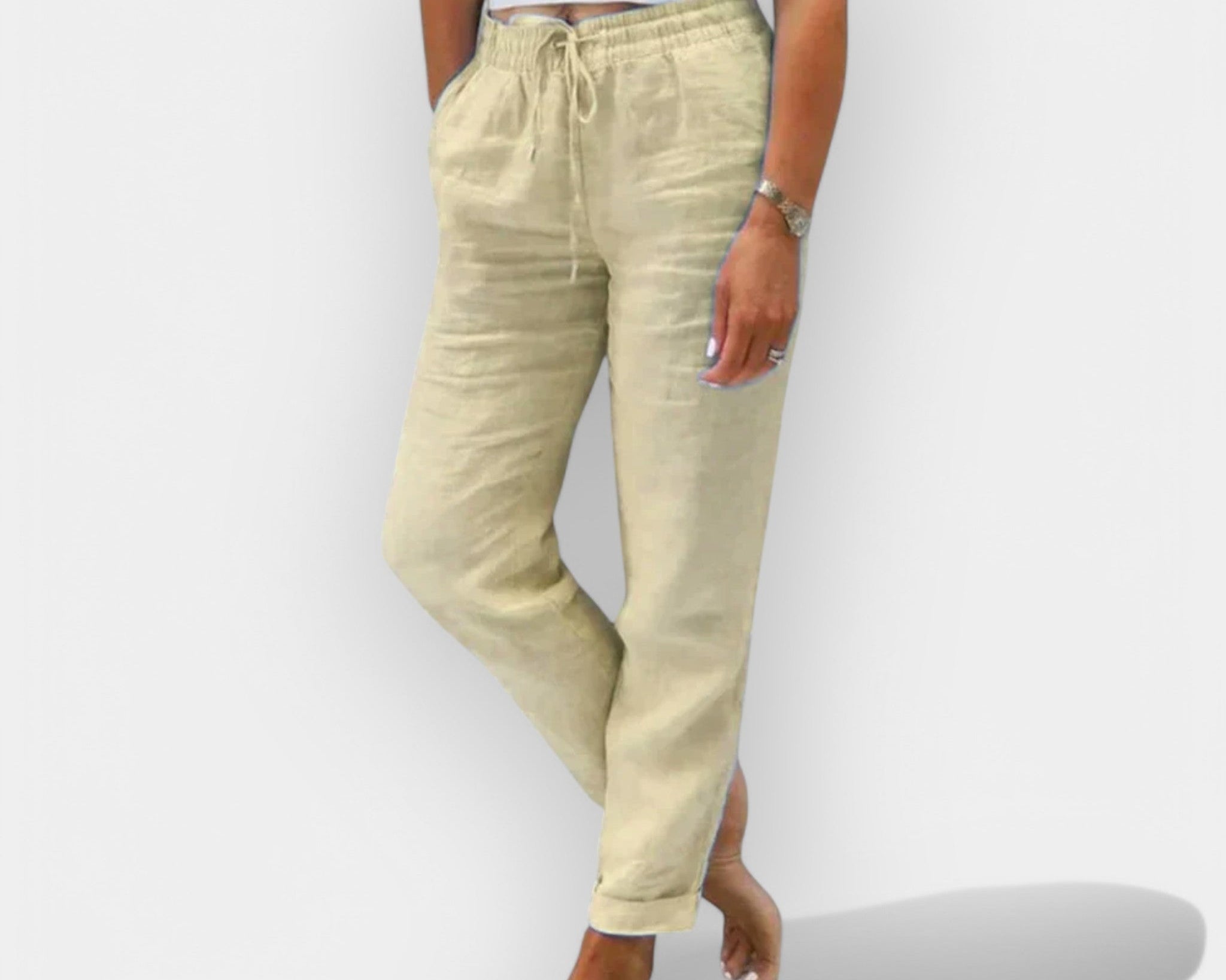 Diana | Lagane lanene letnje pantalone