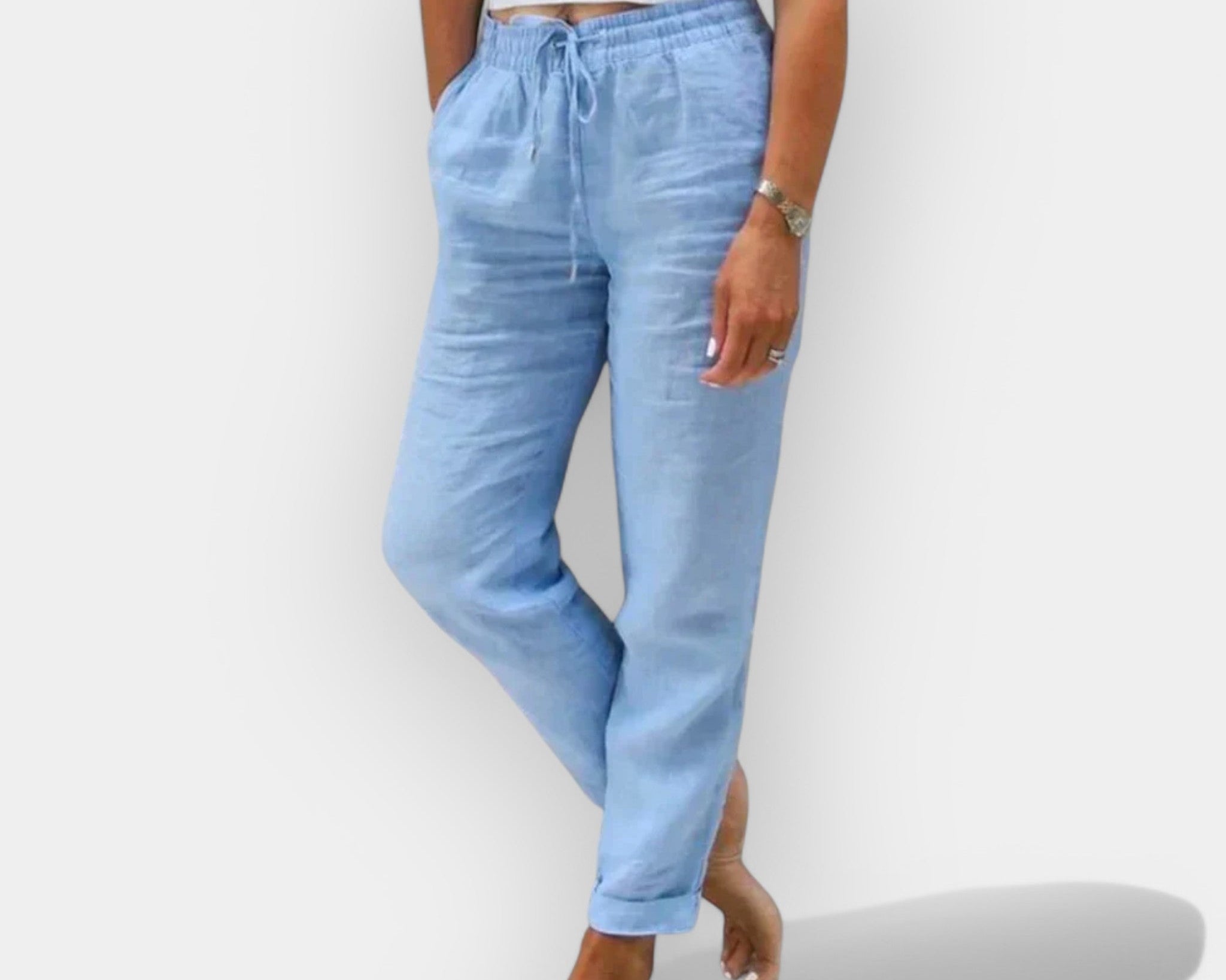 Diana | Lagane lanene letnje pantalone