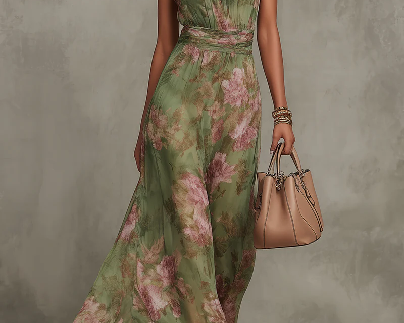 Sophie | Elegantna Lilleline Maxi Haljina