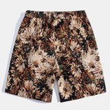 Cvjetni jacquard šorts