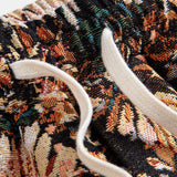 Šorts sa cvetnim jacquard uzorkom