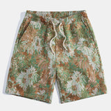 Šorts sa cvetnim jacquard uzorkom