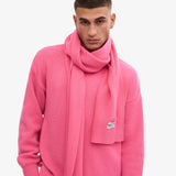 Merino Vuna Šal - Bubblegum Roza