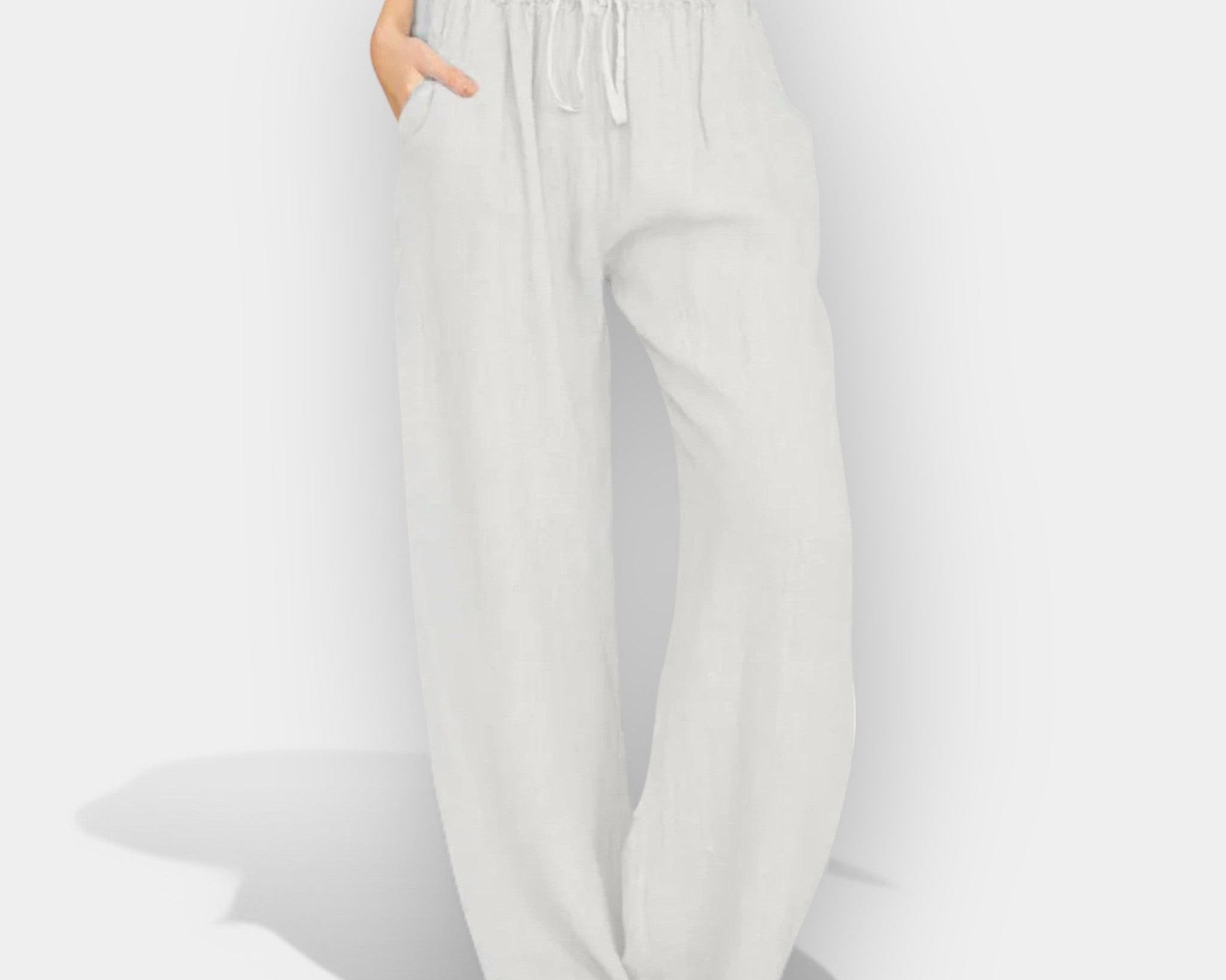 Malika | Lagan i lepršav lanenim pantalone