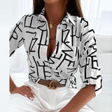 Samara | Bluza sa preklopnim kragnom