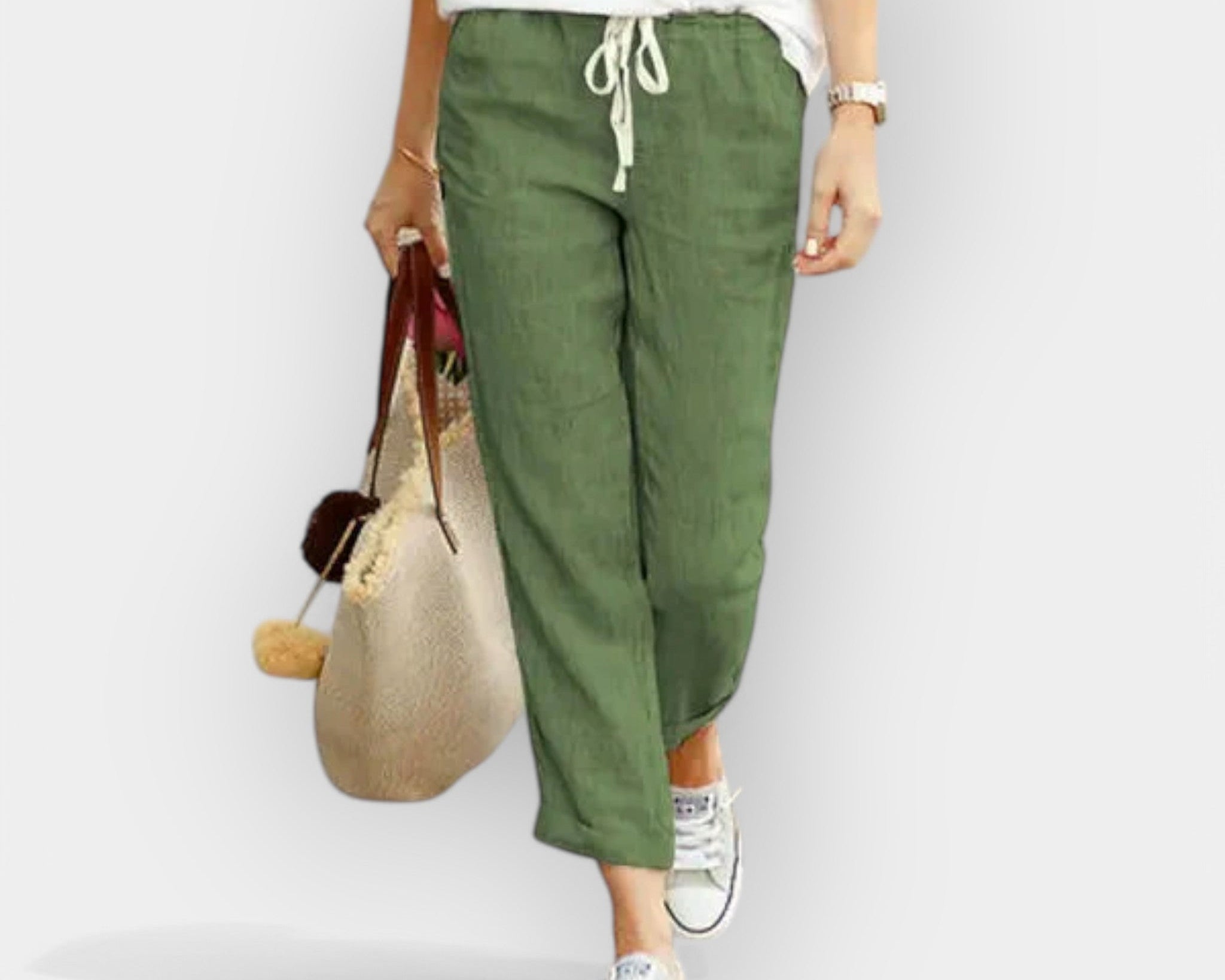 Sabina | Kerged pamučne pantalone