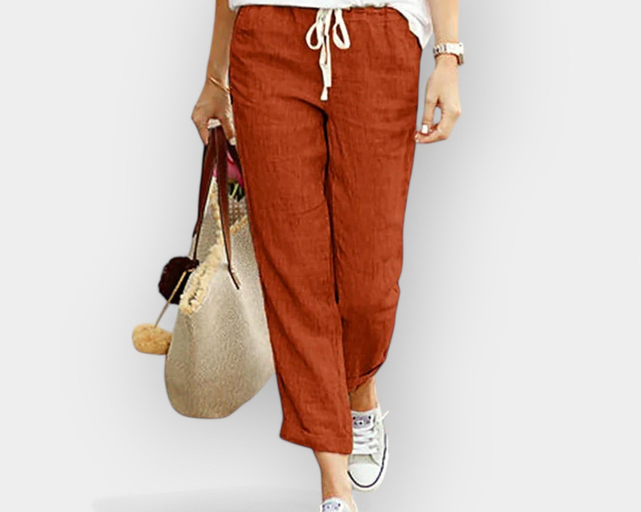 Sabina | Kerged pamučne pantalone
