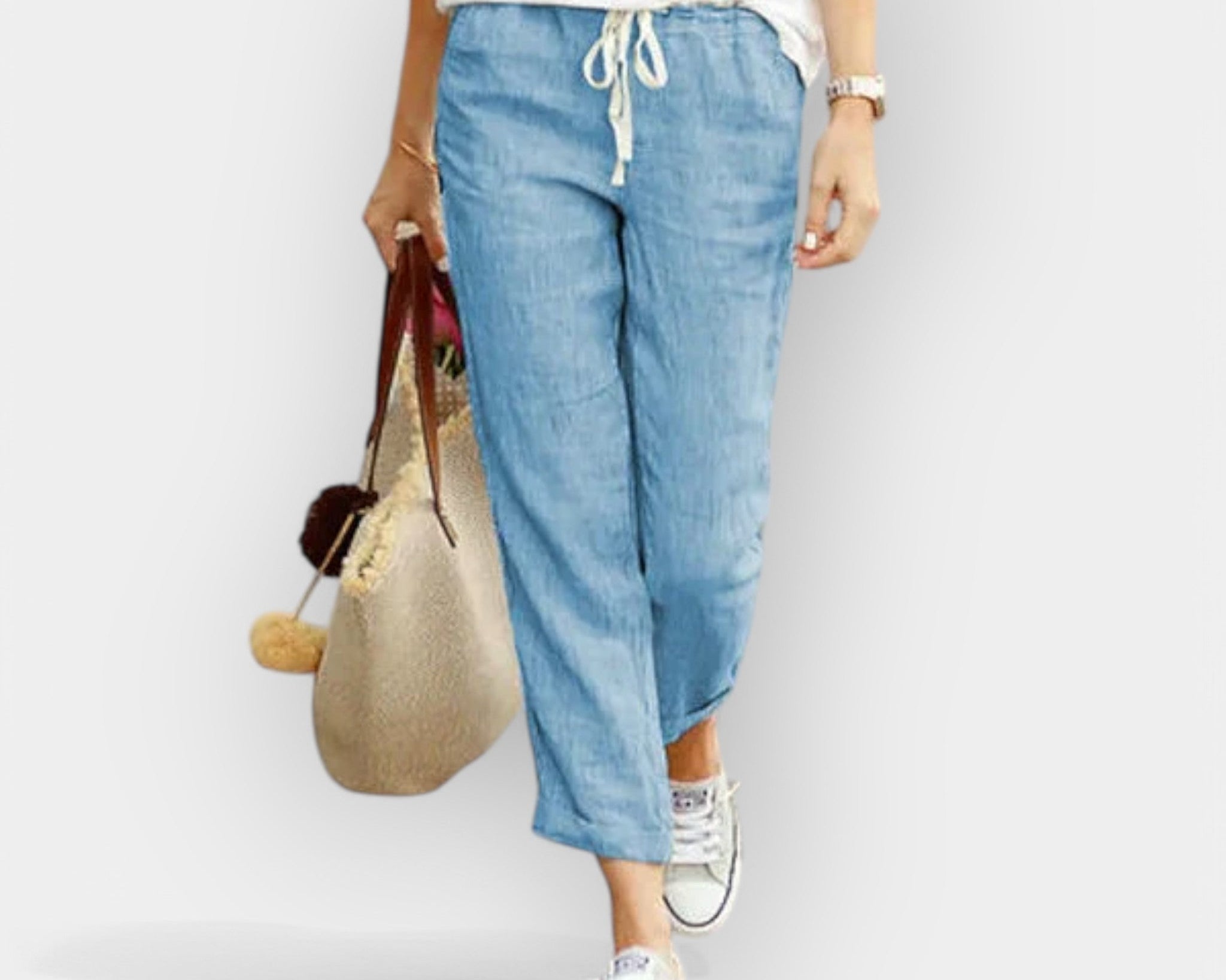 Sabina | Kerged pamučne pantalone