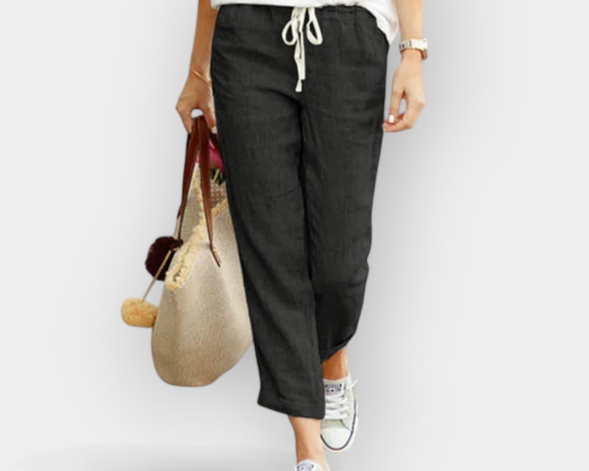 Sabina | Kerged pamučne pantalone