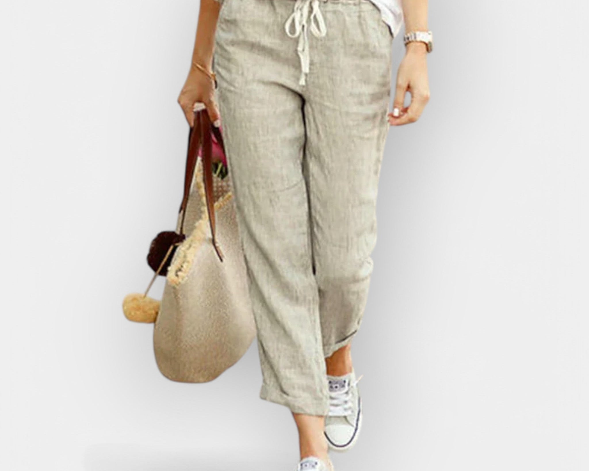 Sabina | Kerged pamučne pantalone
